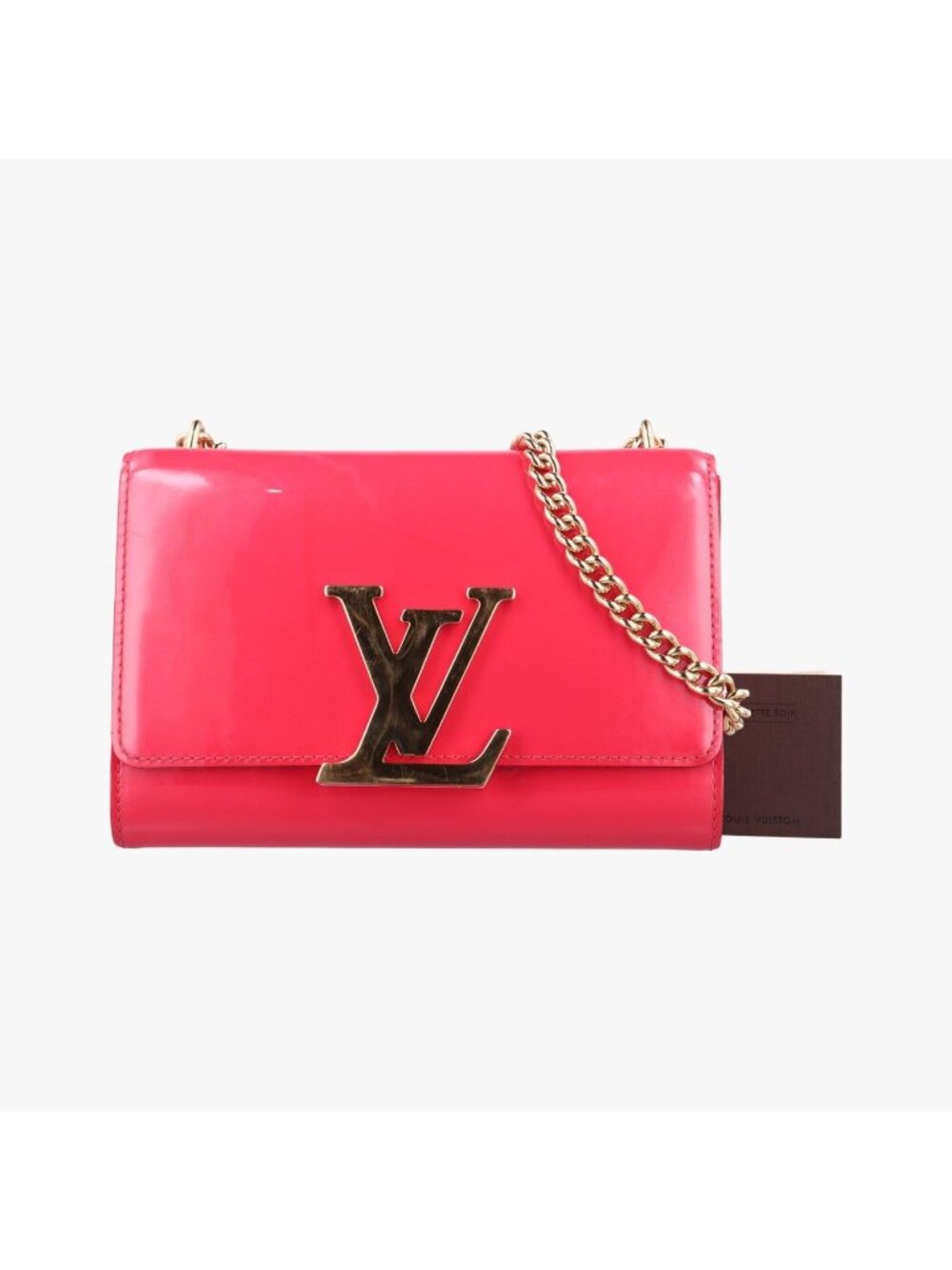 Louis Vuitton Pochette Louise MM Rose Indien Vernis Shoulder Bag